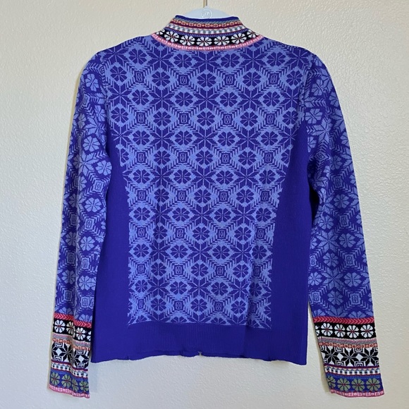 Icelandic Design Sweater Purple Full Zip - Picture 2 of 7